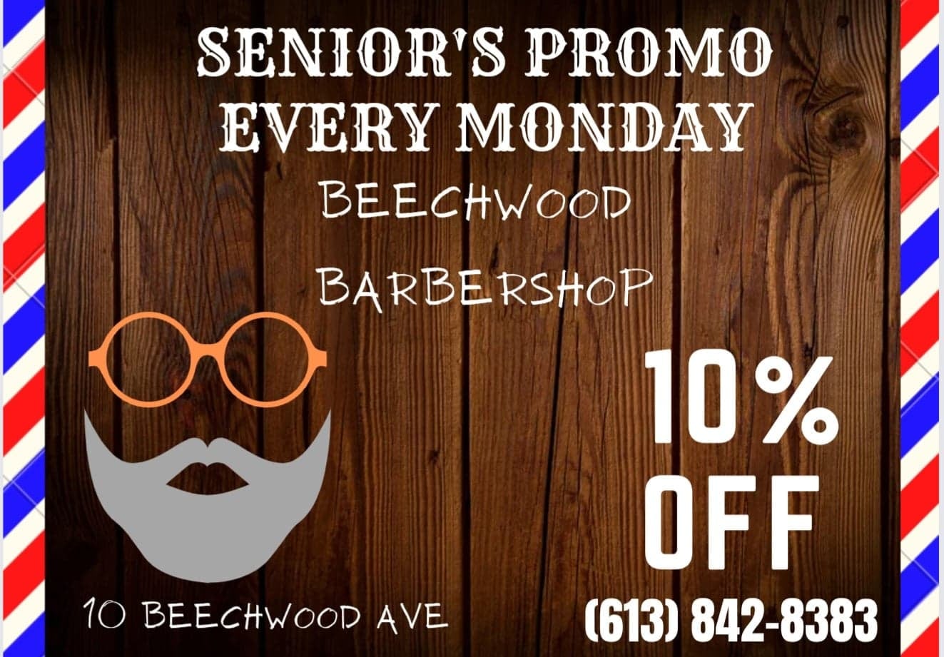 Beechwood Barbershop 10 Beechwood Ave., Vanier Ontario K1L 8L9