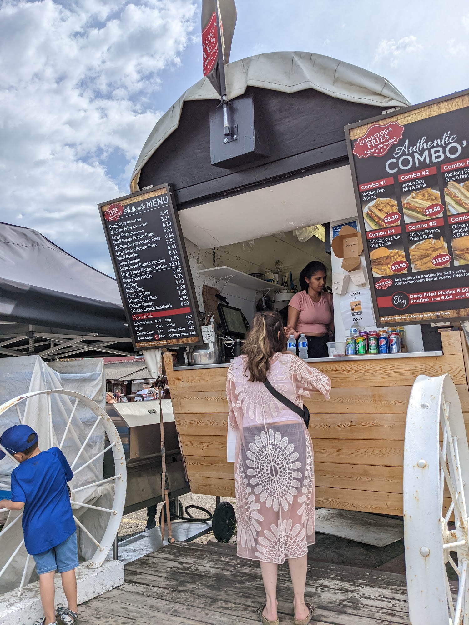 Conestoga Fries Menu