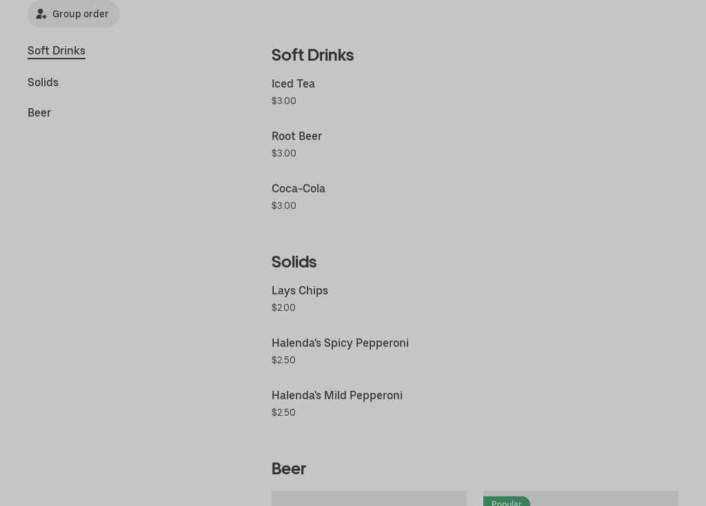 Banter & Co. Brewing Menu