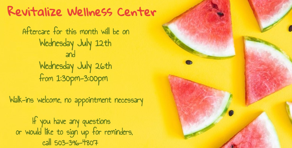 Revitalize Wellness Center 51577 Columbia River Hwy Unit C, Scappoose Oregon 97056