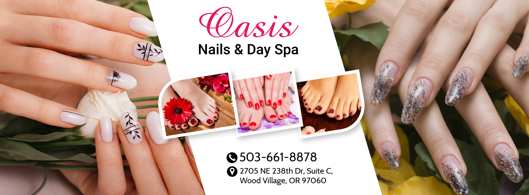 Oasis Nails & Day Spa Get $10 Gift Certificate When Spend Service $70+ 2705 NE 238th Dr, Wood Village Oregon 97060
