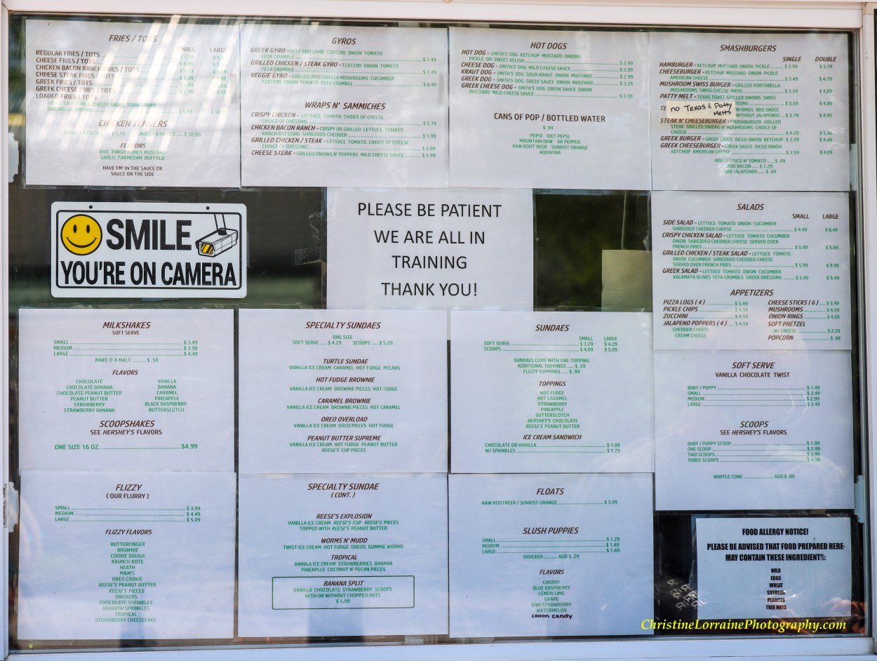 Good Times Grill N’ Chill Menu