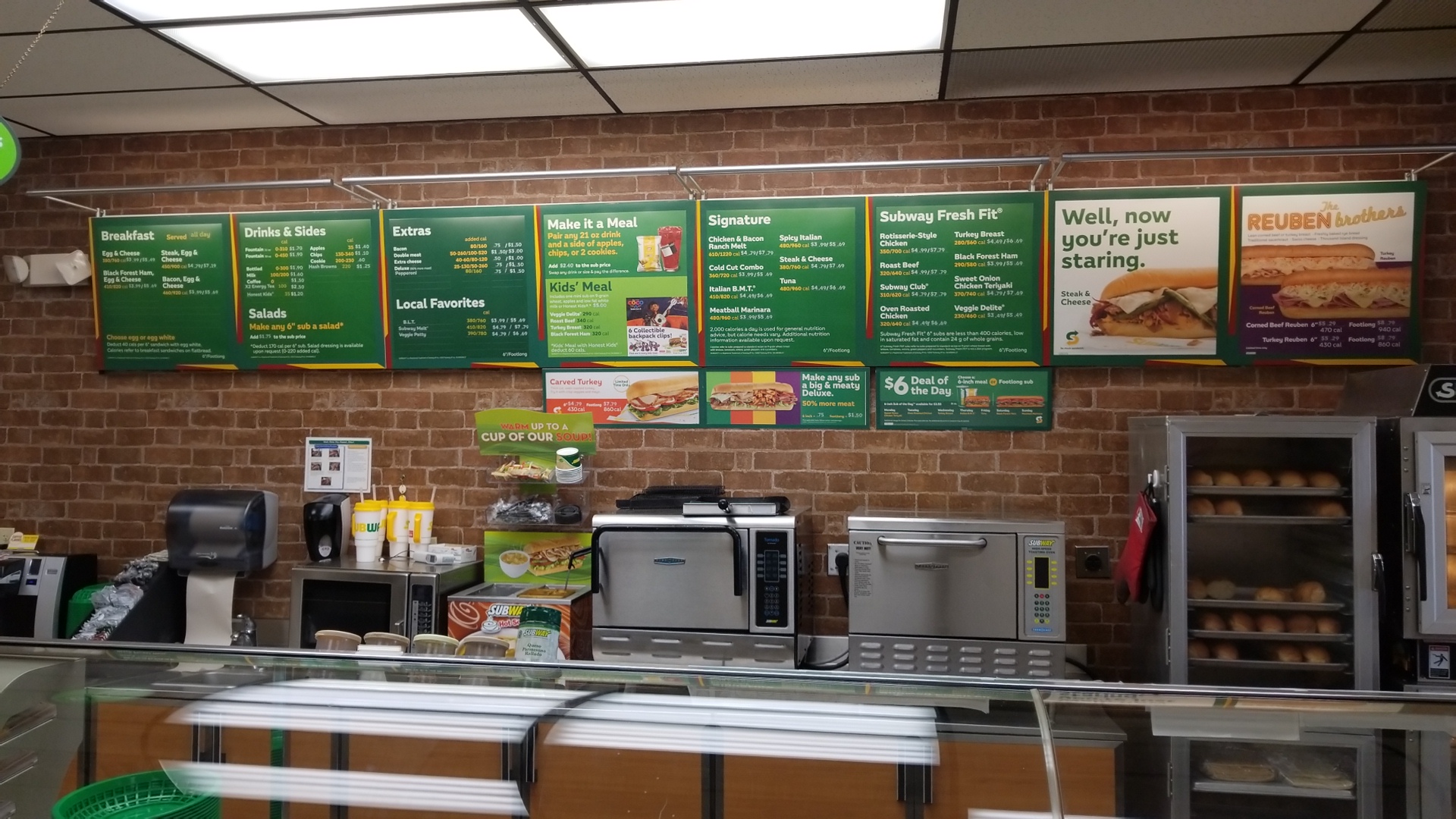 Subway Menu