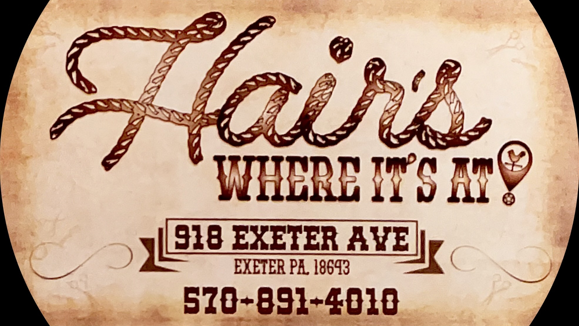 Hair’s Where It’s At! 918 Exeter Ave back building, Exeter Pennsylvania 18643