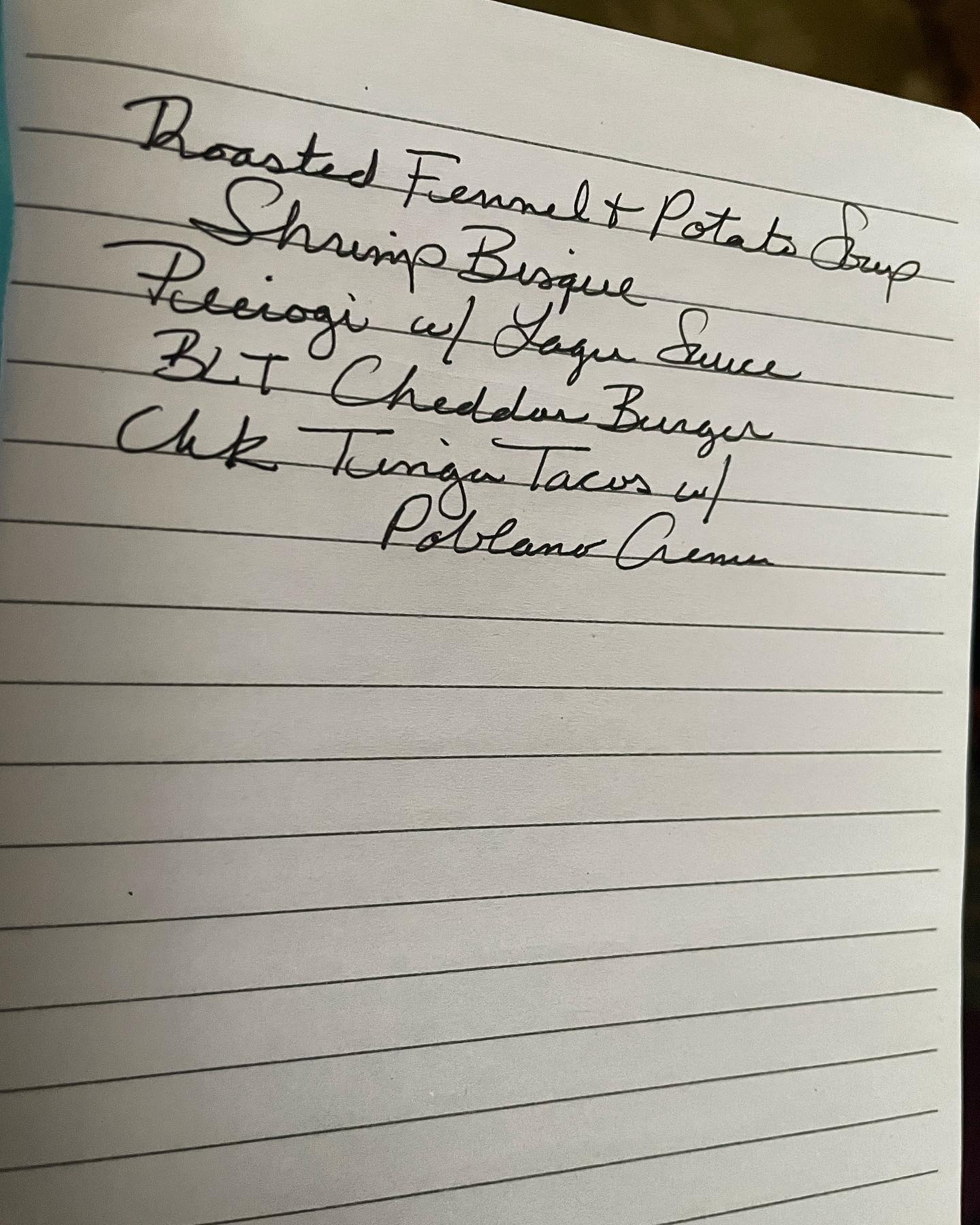 Gober's Deco Lounge Menu