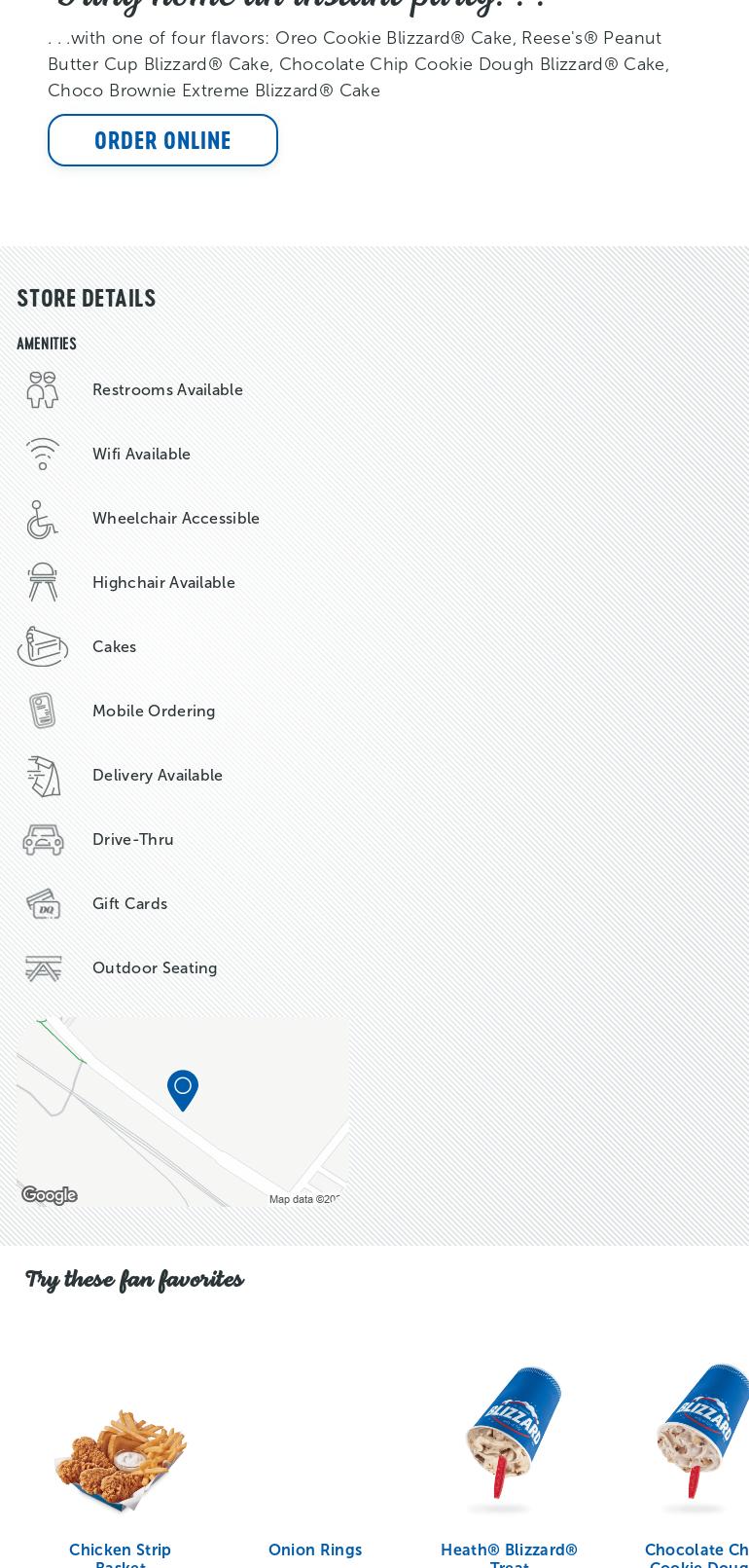 Dairy Queen Grill & Chill Menu