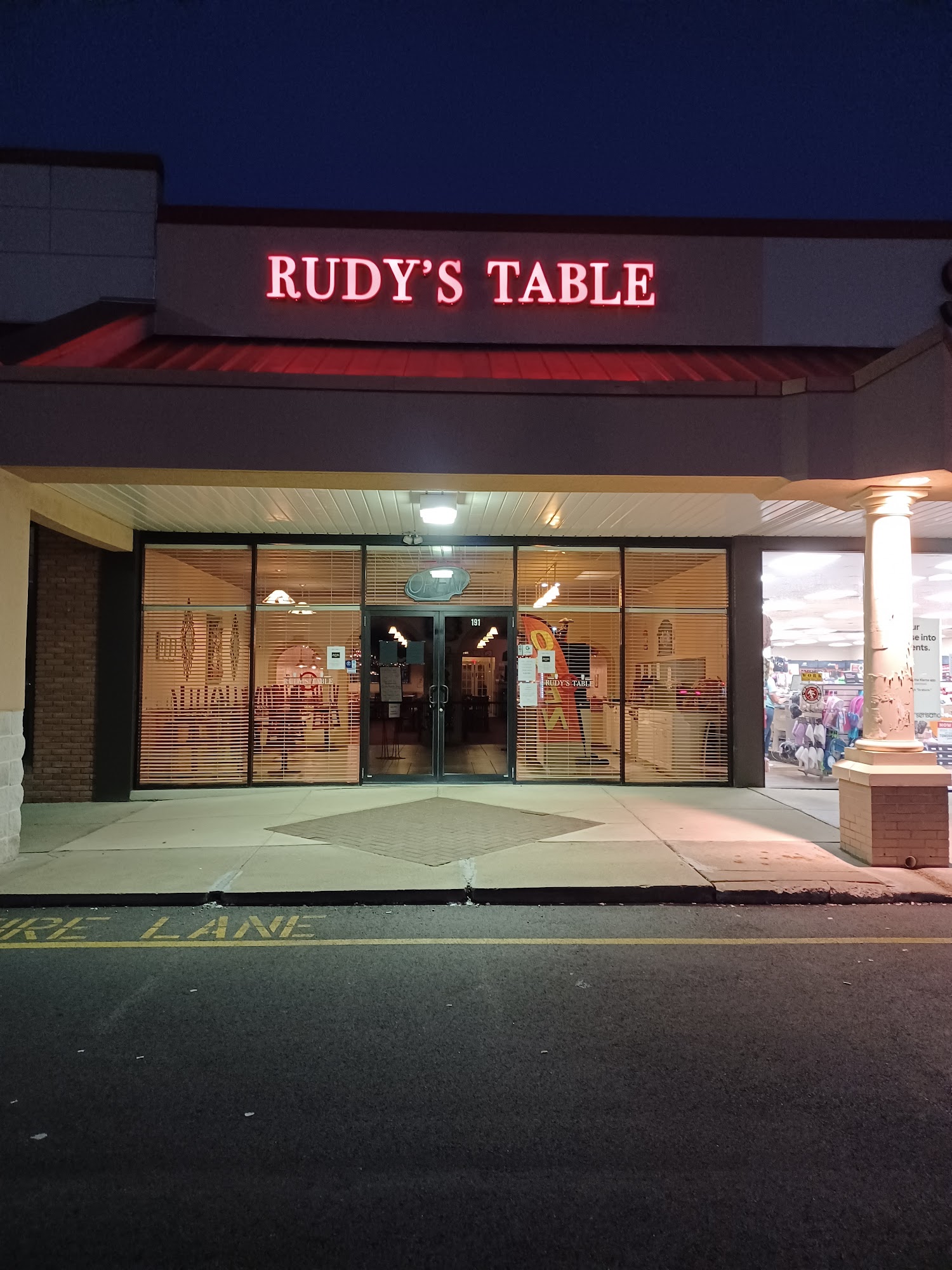 Rudy's Table