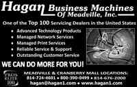 Hagan Business Machines Of Meadville
