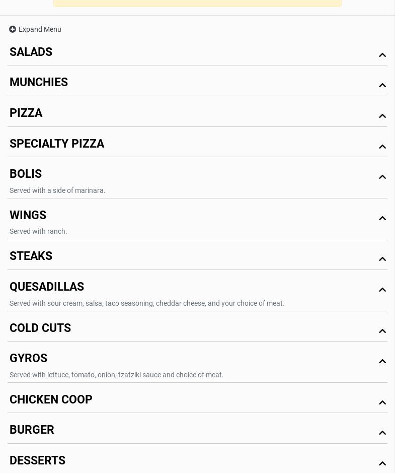 Si Mangia on Wheels (Mount Joy, NY 17552) Menu