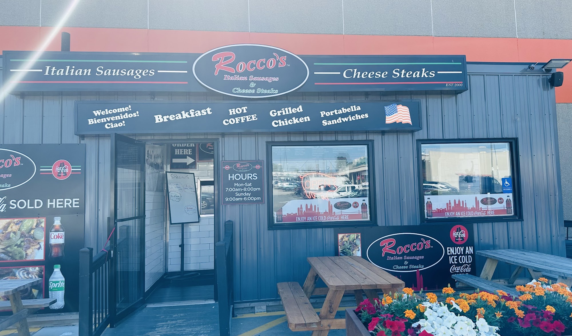 Rocco’s Italian Sausages & Cheese Steaks
