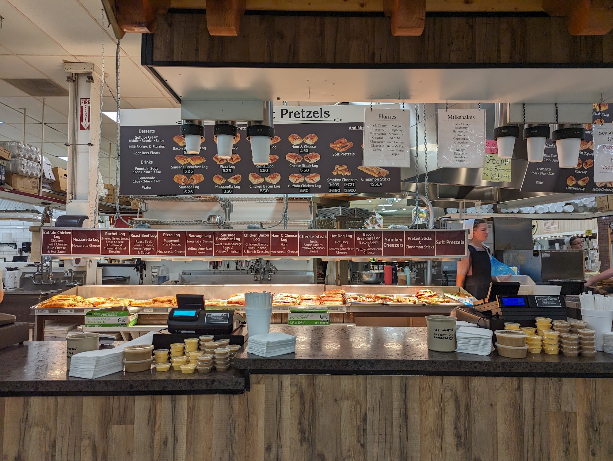 Stoltzfus Pretzels Menu