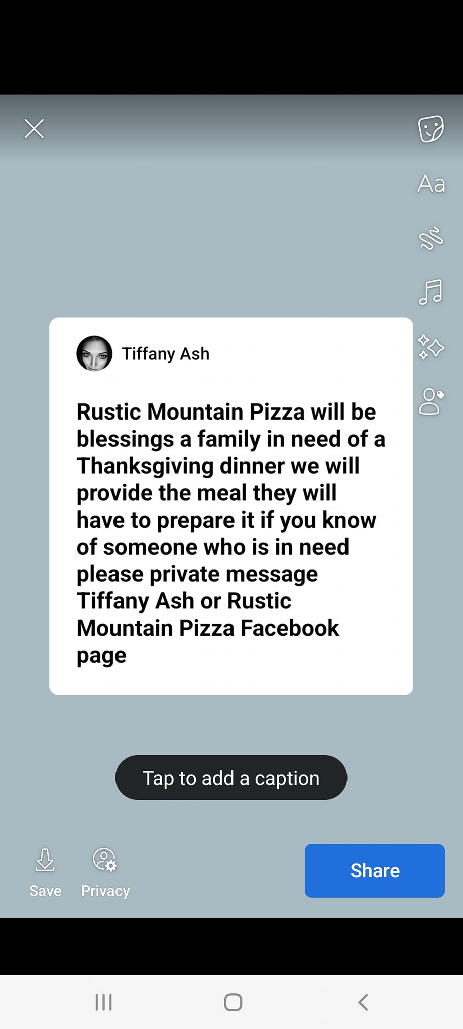 Photo credit: facebook