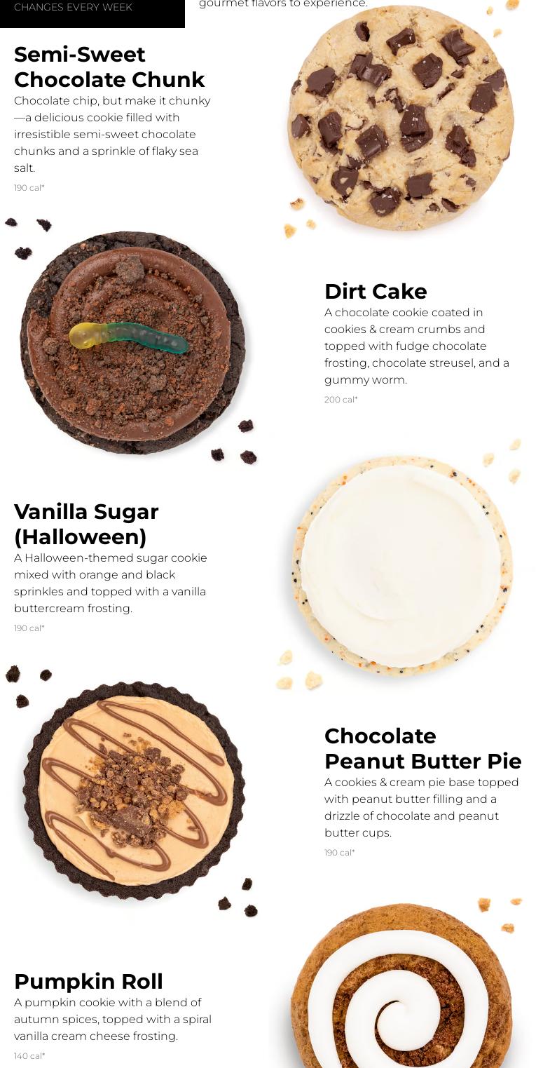 Crumbl - State College Menu