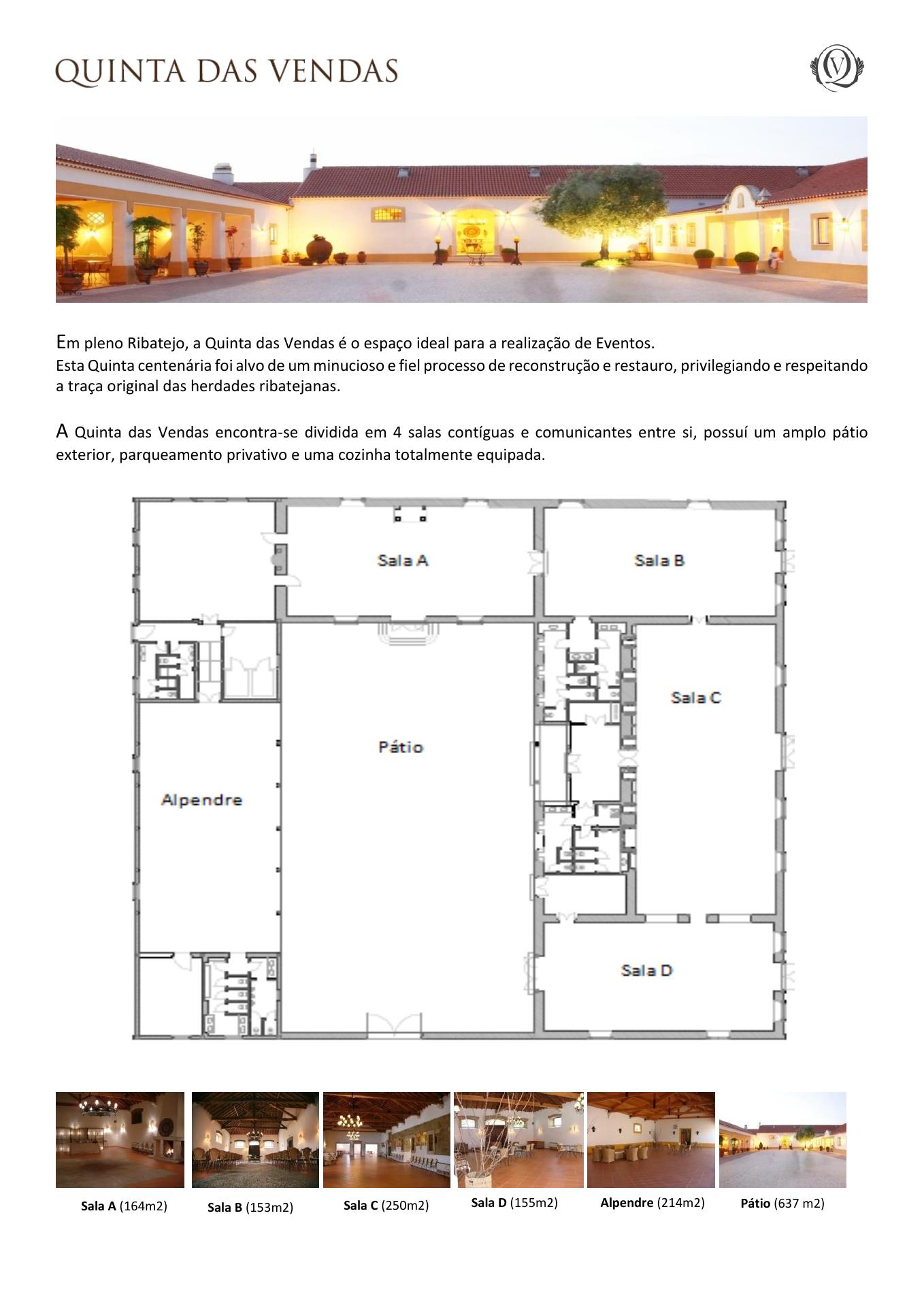 Quinta das Vendas Menu
