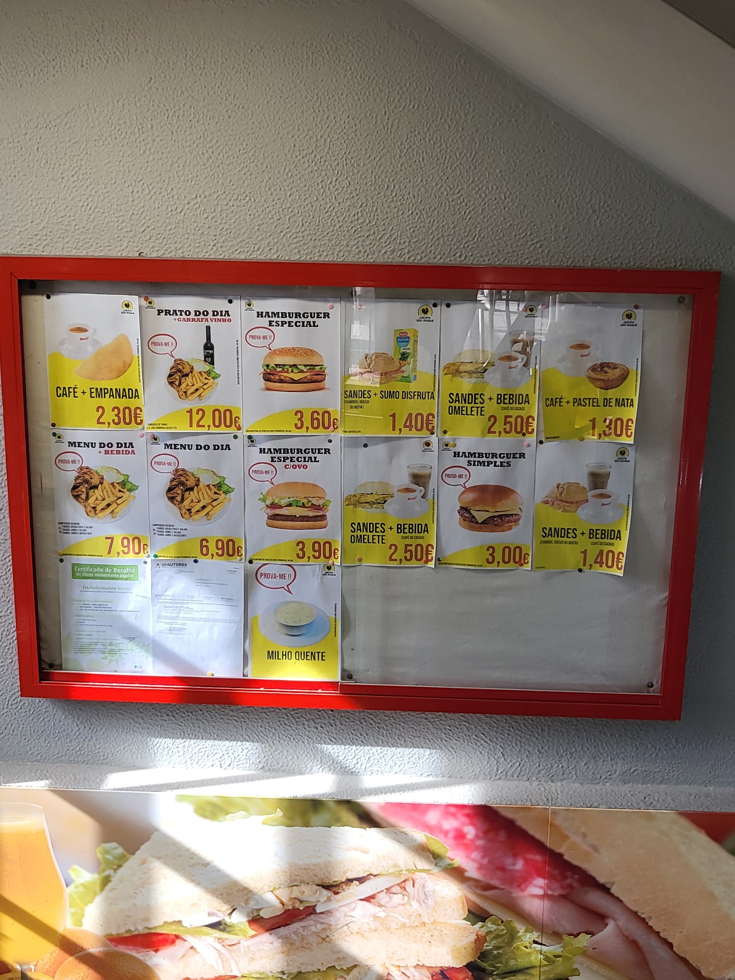 Restaurante Balcony Menu