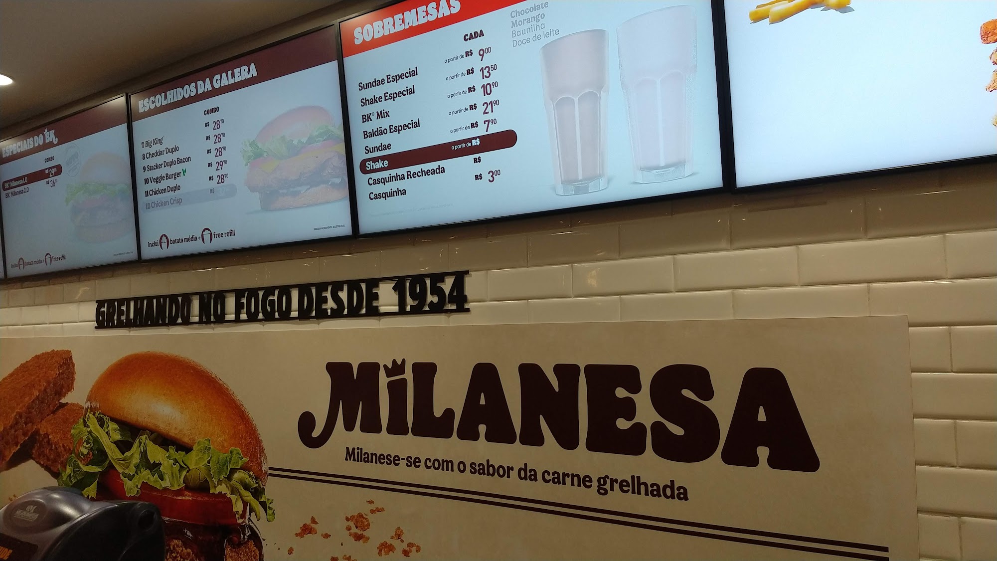 Burger King - NorteShopping Menu