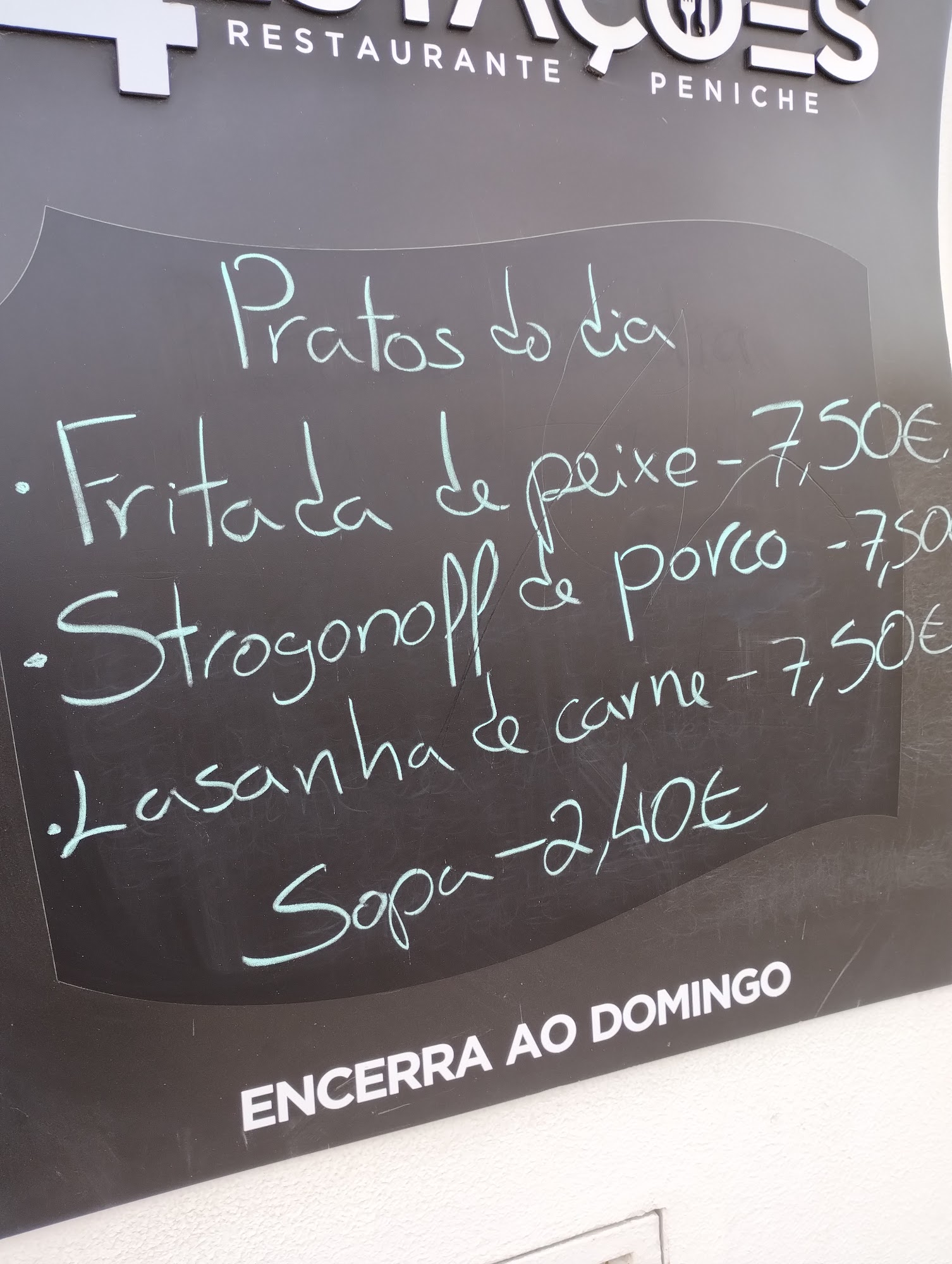 4 Estações Menu