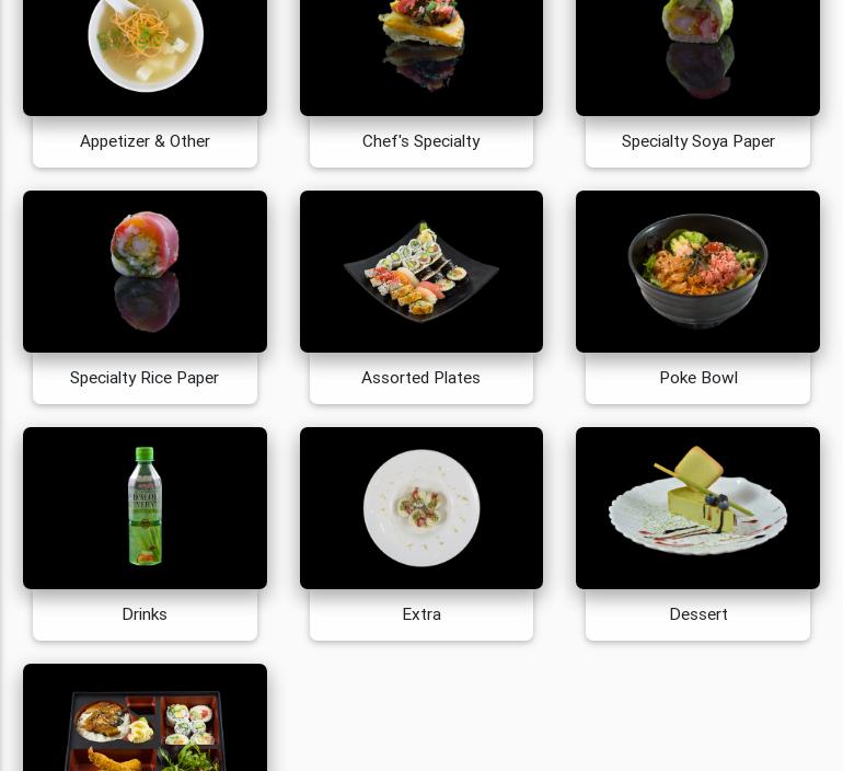 Sushi Sama Anjou Menu