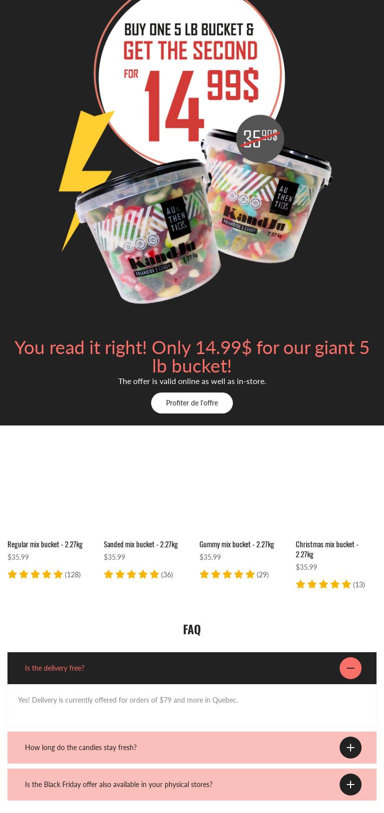 KandJu Bonbons | Candies Menu