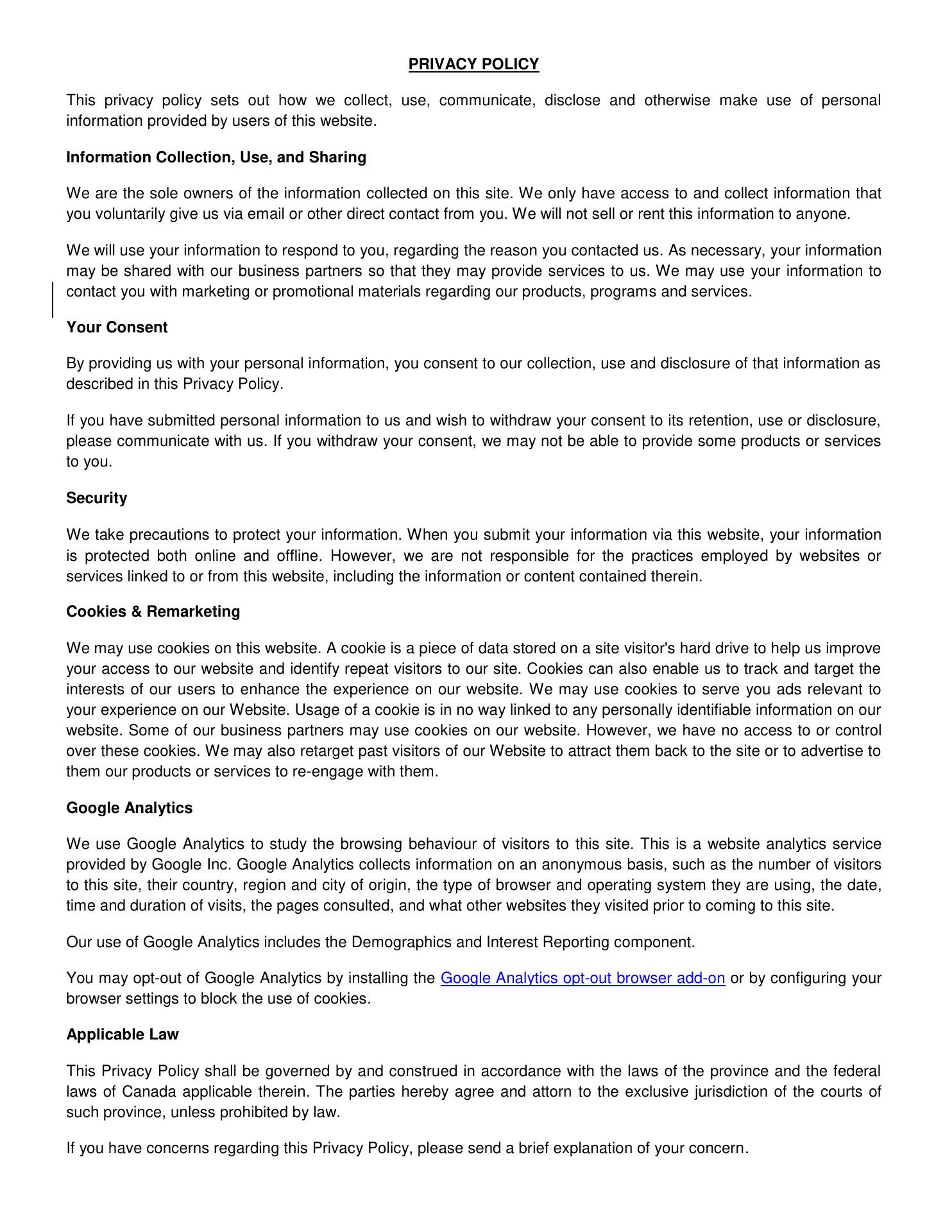 Milandy Service Traiteur Menu