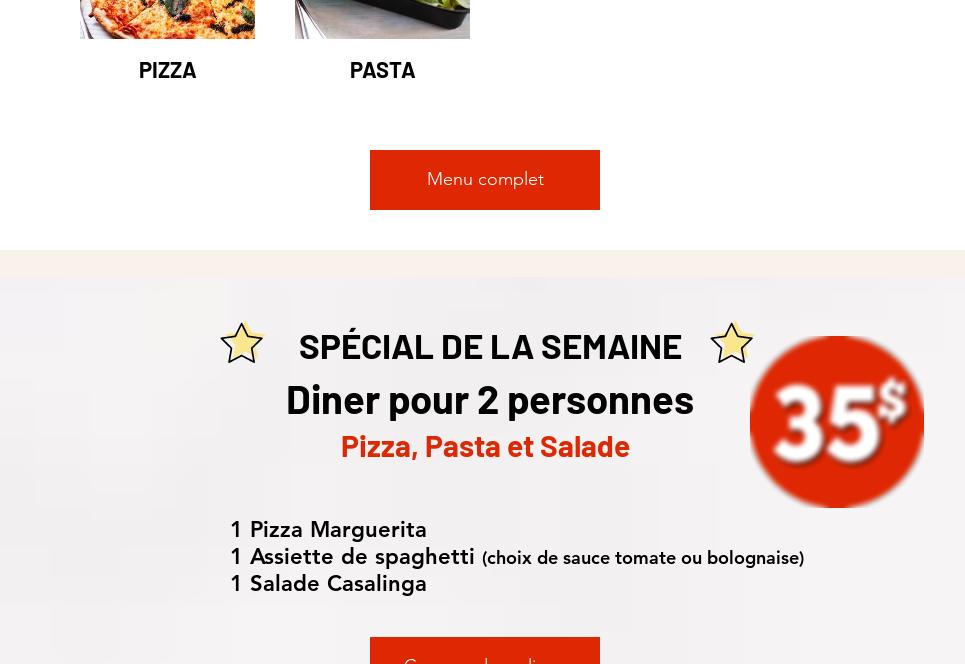 Bartollos Italia Pizza & Pasta Menu