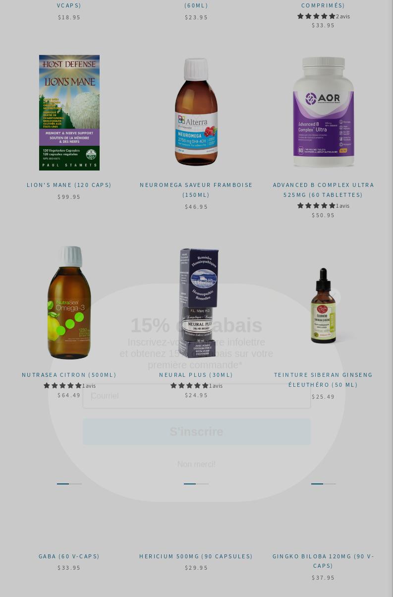 Naterro - Santé, Pharma & Cie Menu