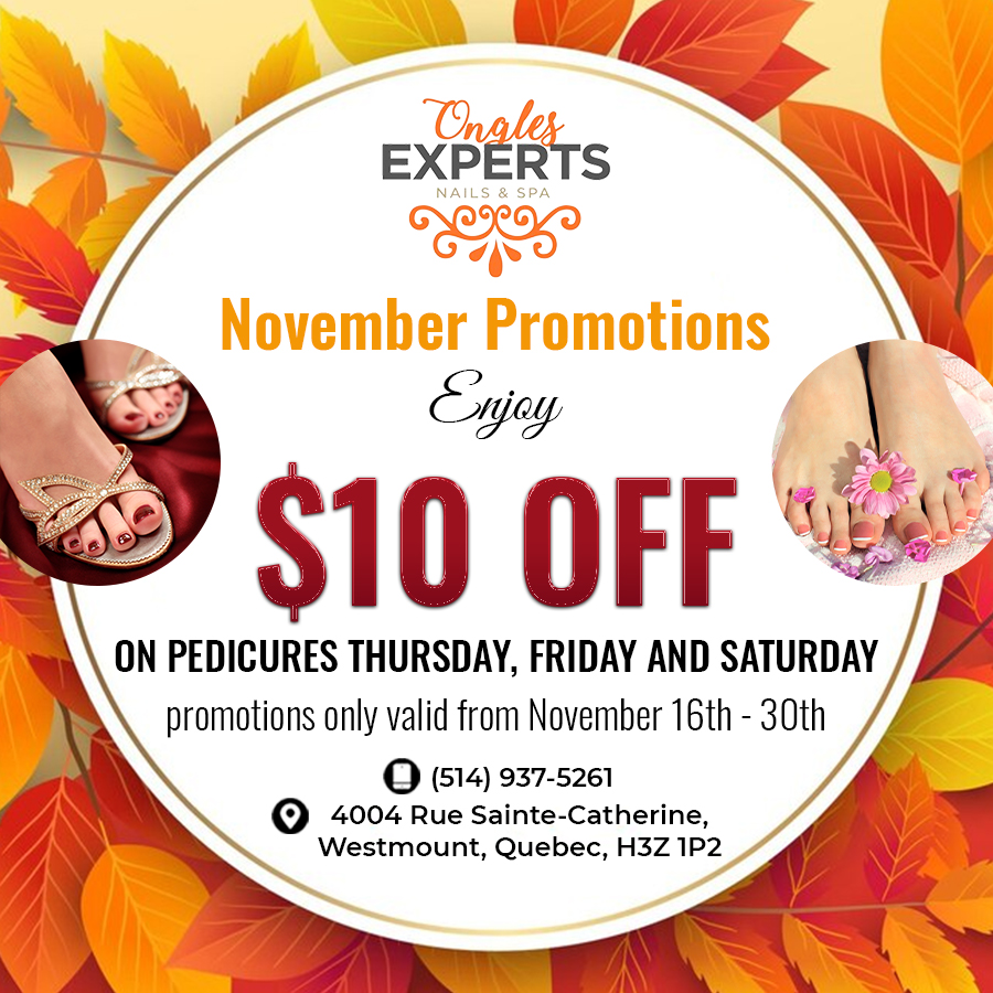 Expert Nails & Spa 4004 Saint-Catherine St, Westmount Quebec H3Z 1P2