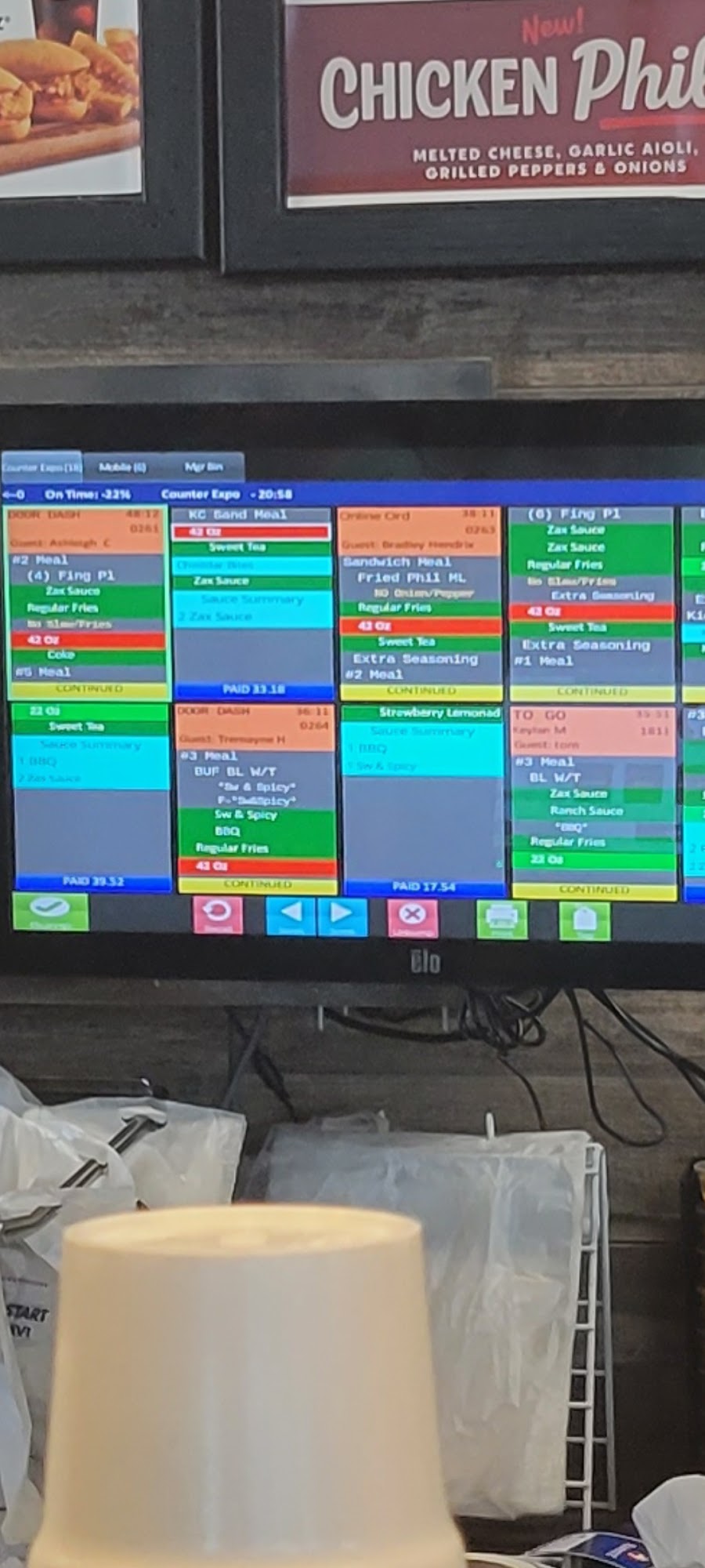 Zaxby's Chicken Fingers & Buffalo Wings Menu