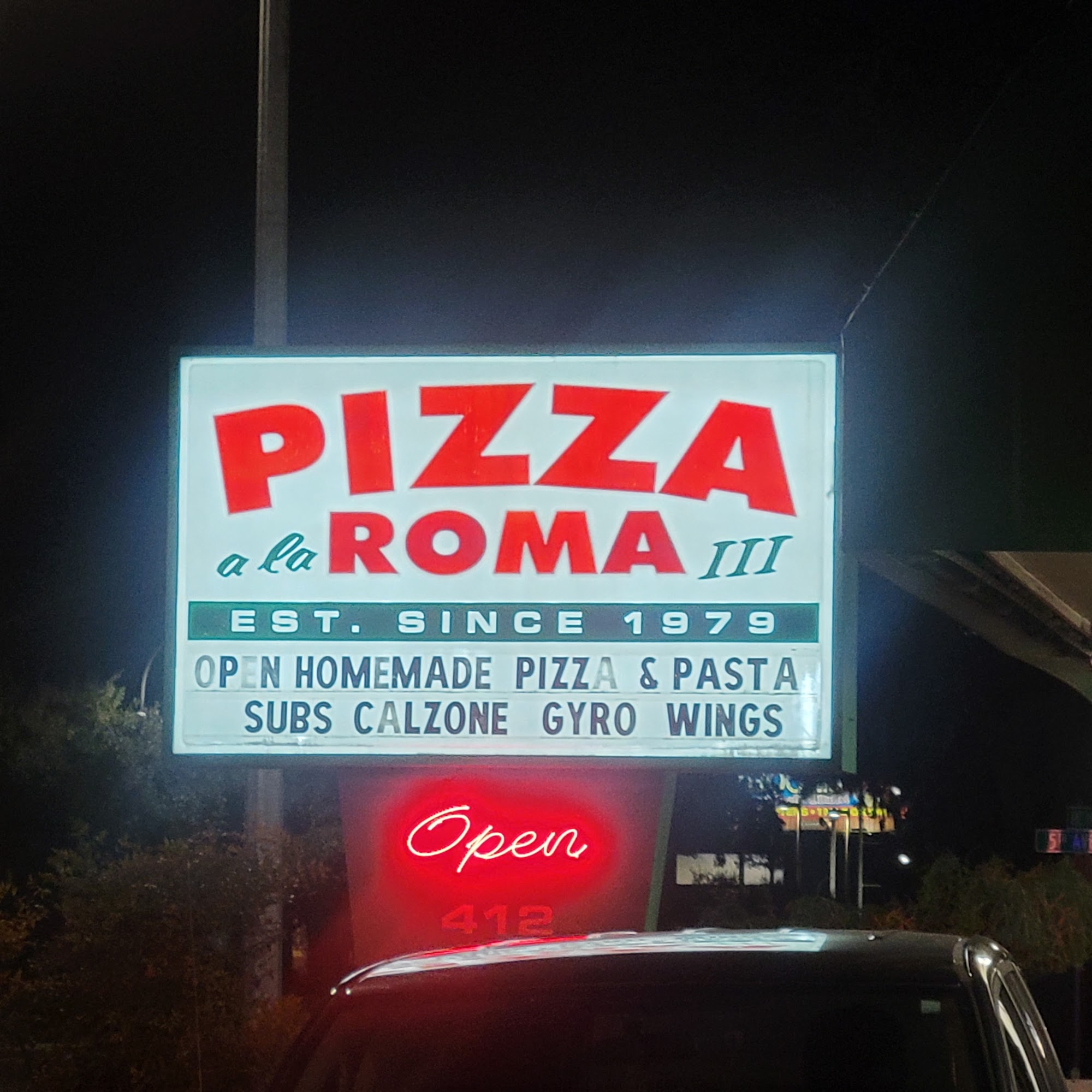 Pizza A La Roma Inc