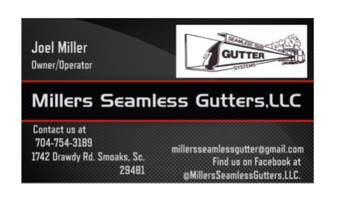 Millers Seamless Gutters, LLC. US-21, Smoaks South Carolina 29481