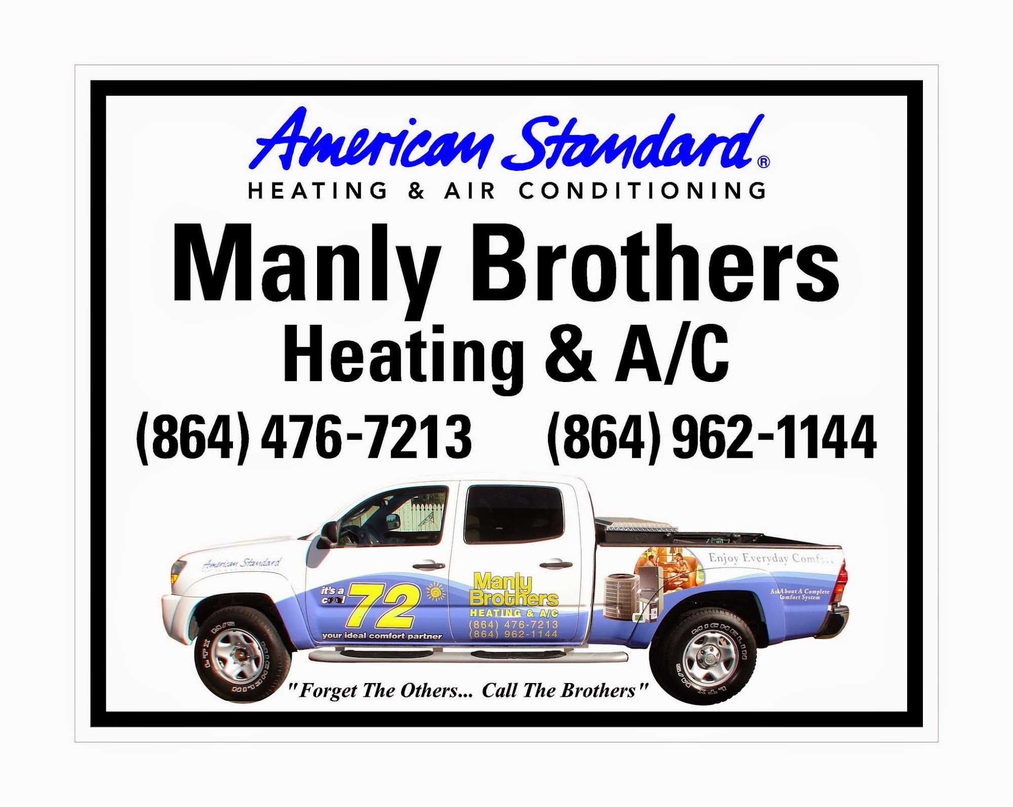 Manly Brothers Heating & A/C 7050 SC-101, Woodruff South Carolina 29388