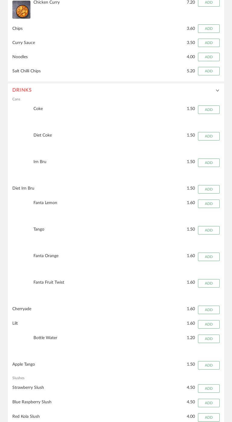 Bon Apetit Menu