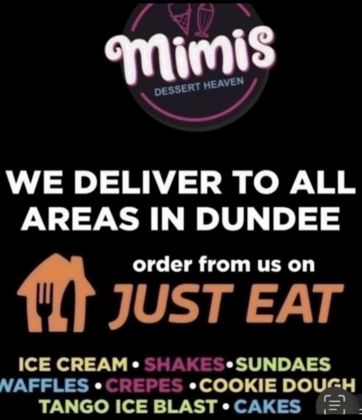 Mimi Dessert Heaven Menu