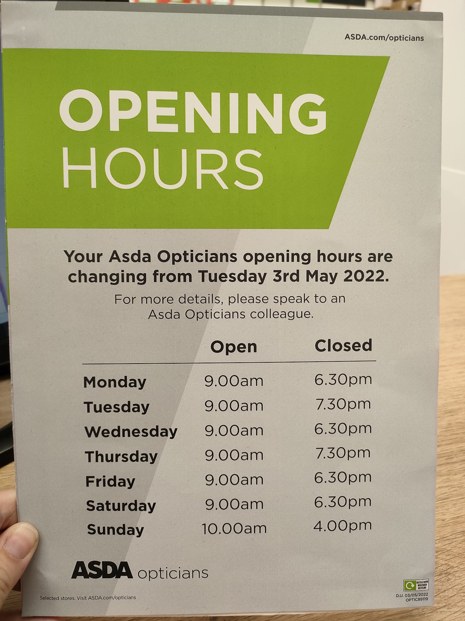 ASDA Opticians