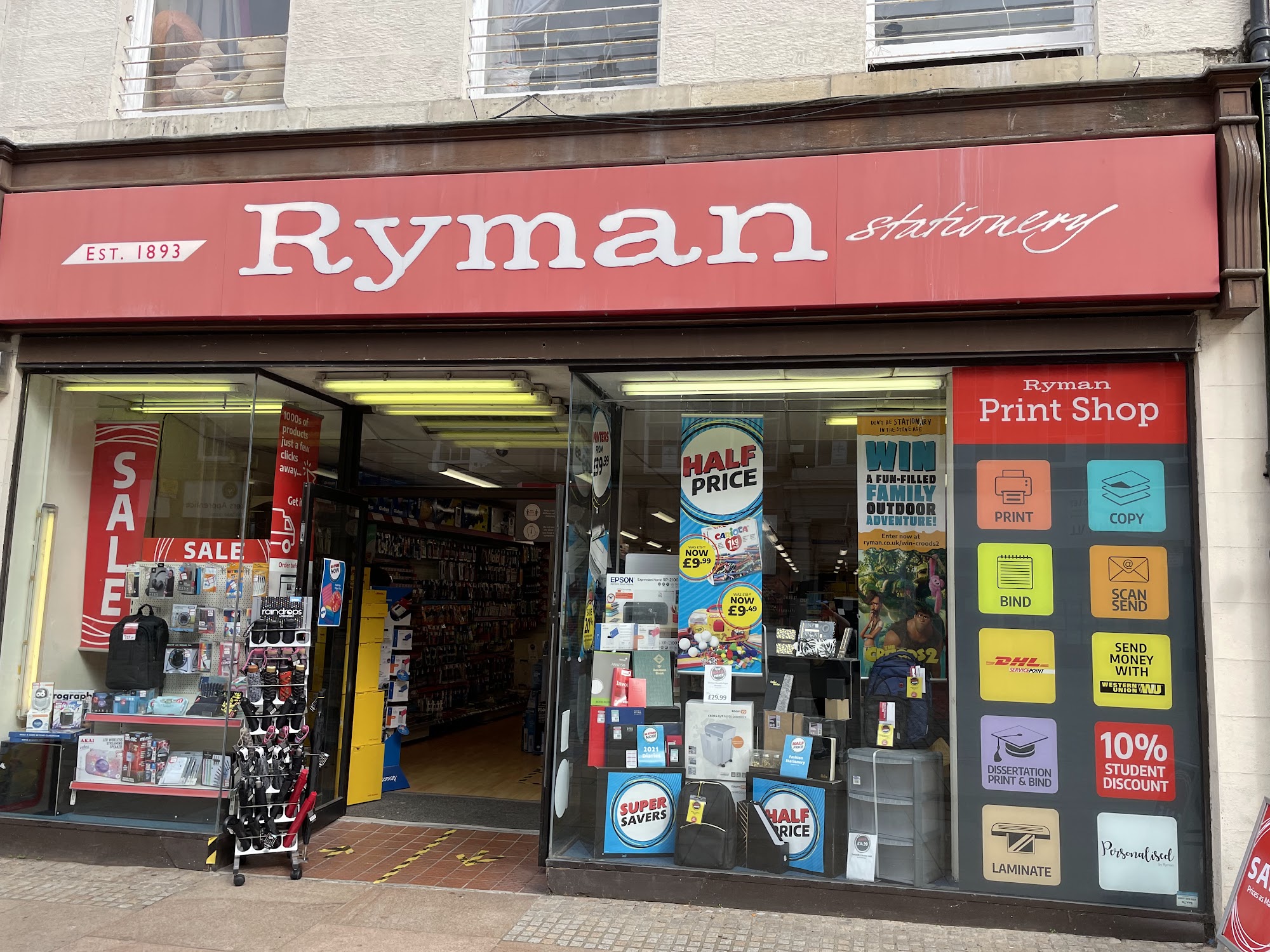 Ryman Stationery Kirkcaldy