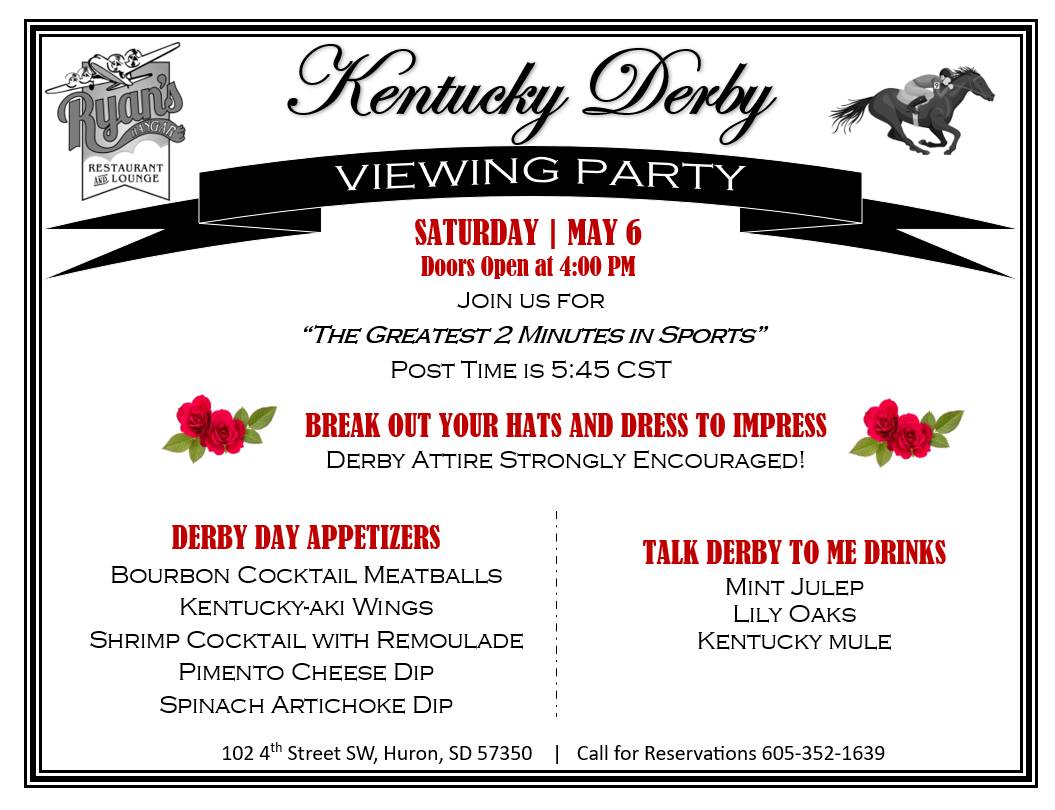 Ryan’s Hanger Menu