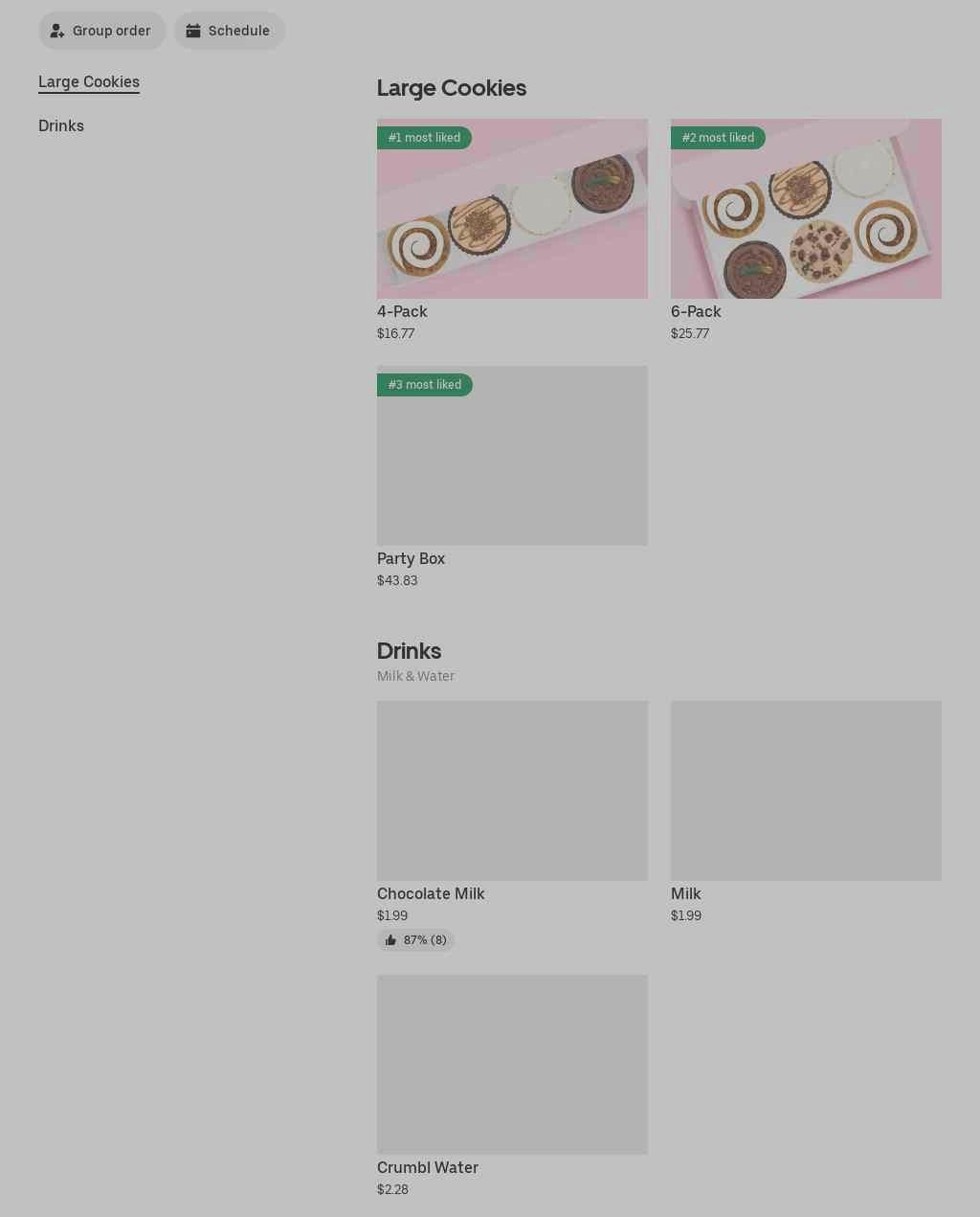 Crumbl - Rapid City Menu