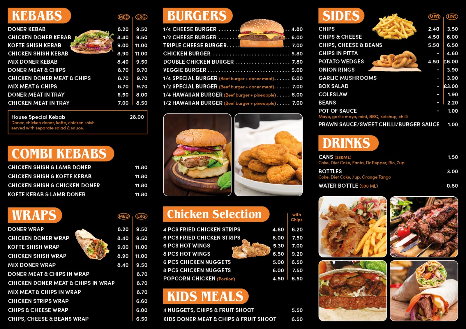 Munchies Menu