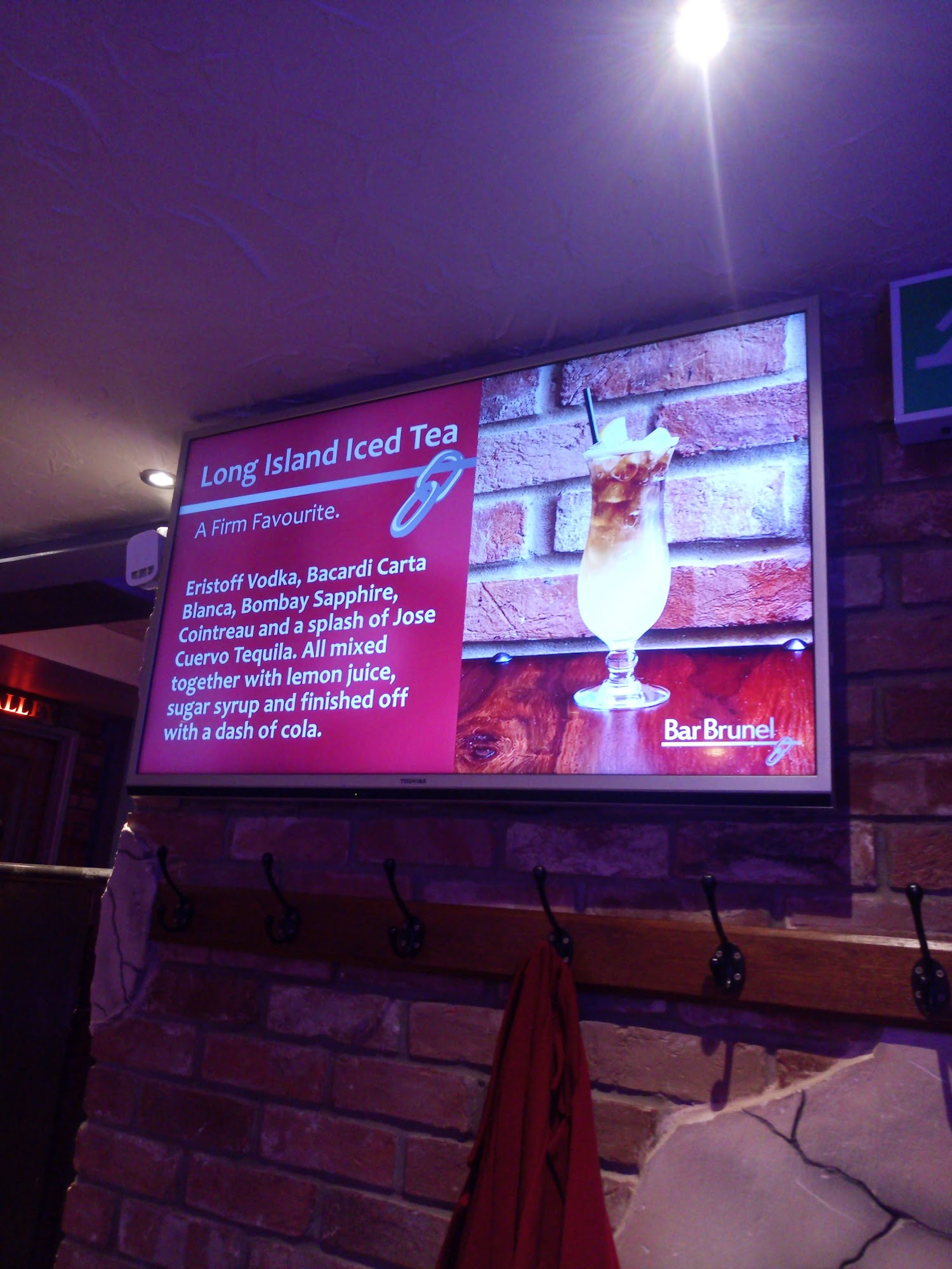 Bar Brunel Menu