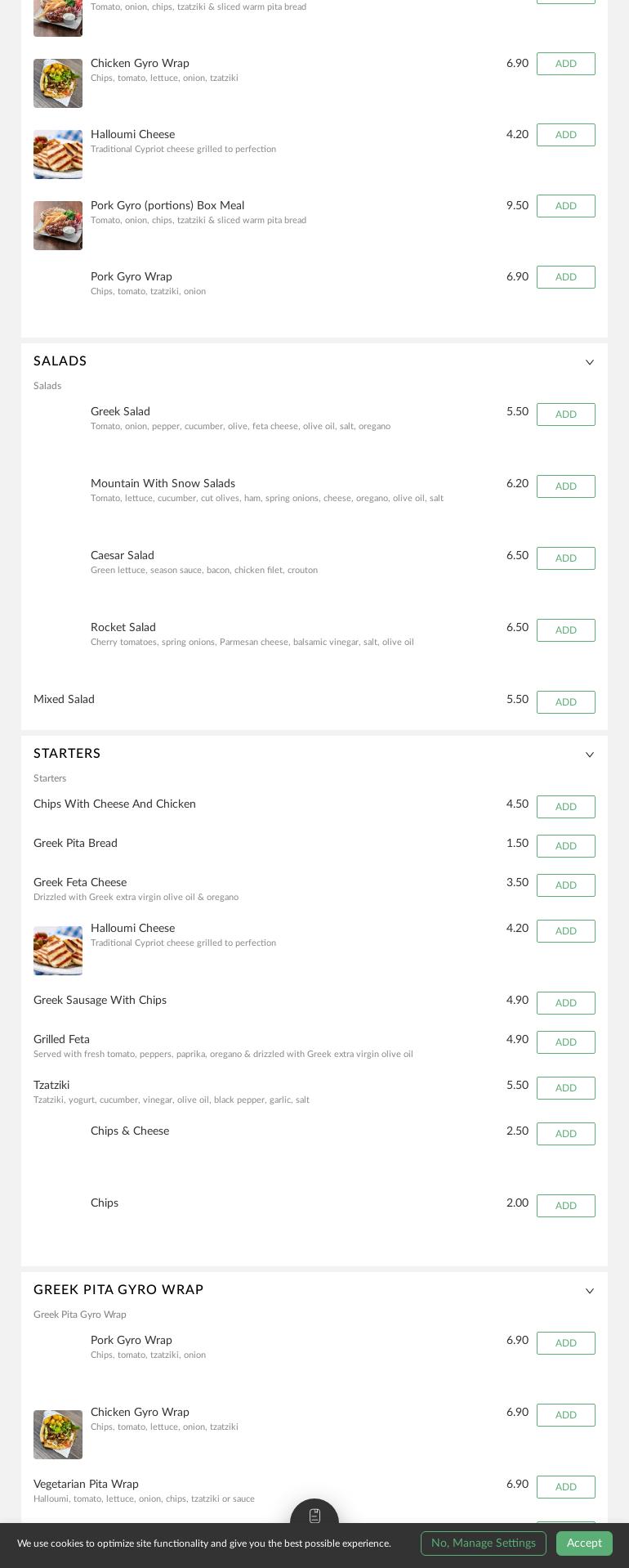 Lucky’s Coffee Shop Menu