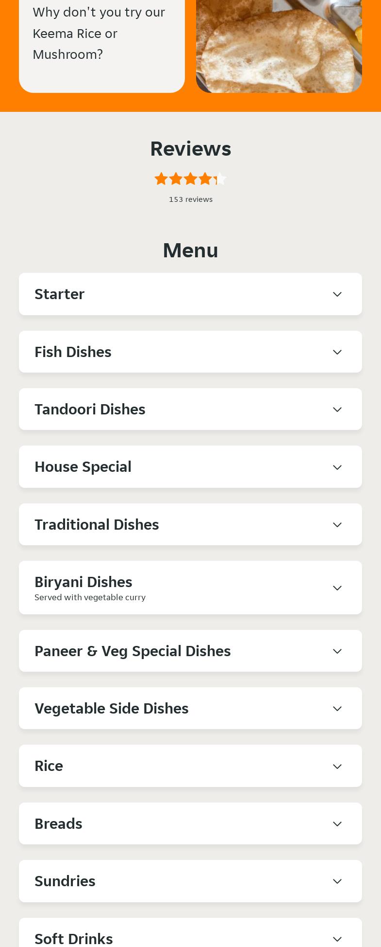 Rajduth Tandoori Indian Restaurant Menu