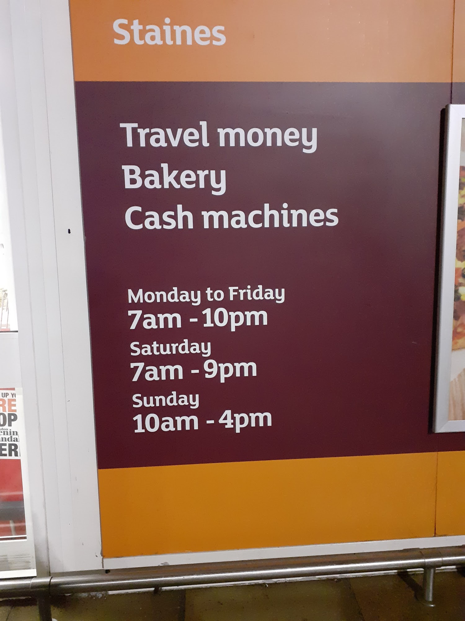 Sainsbury's Groceries Click & Collect Staines