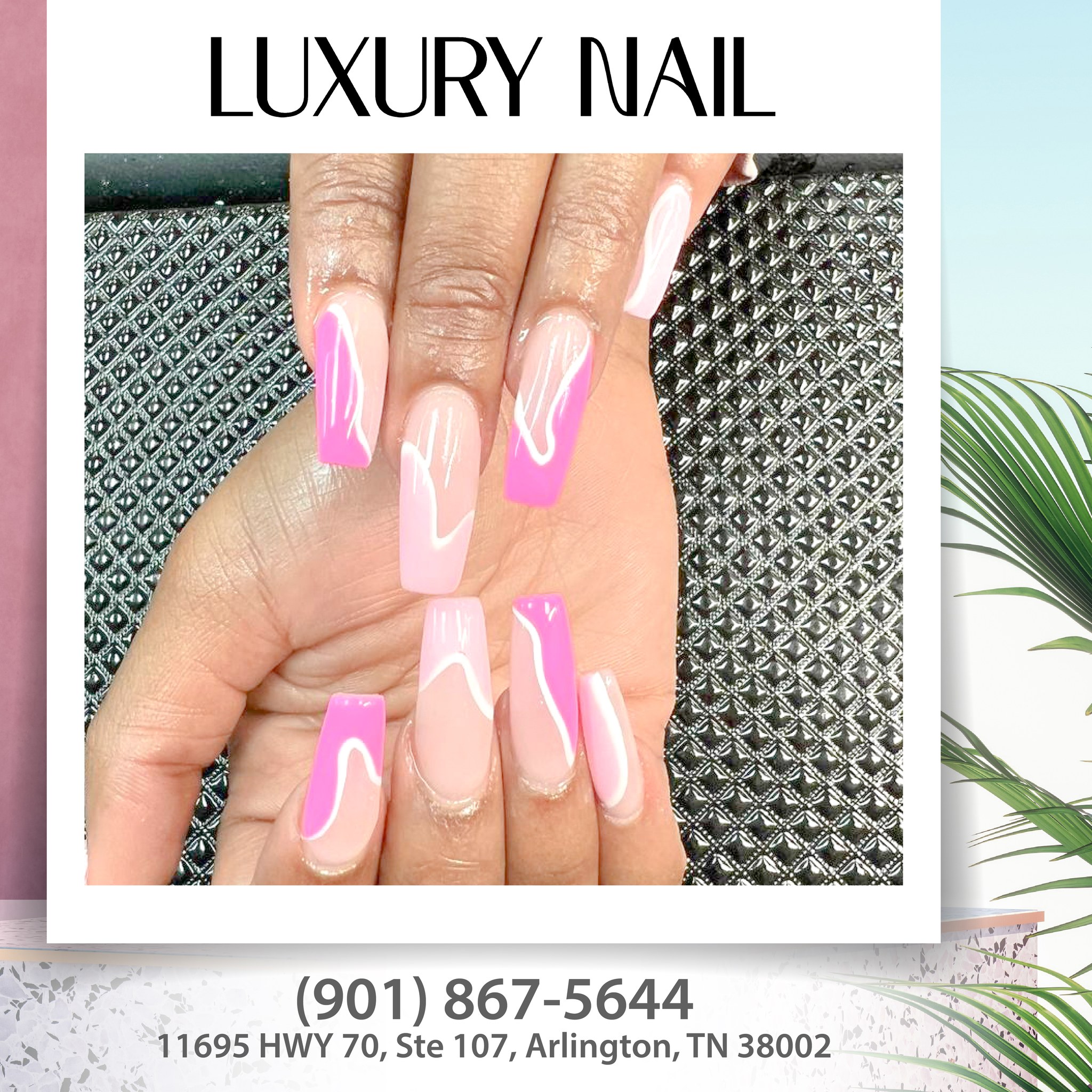 Luxury Nails 11695 US-70 #107, Arlington Tennessee 38002