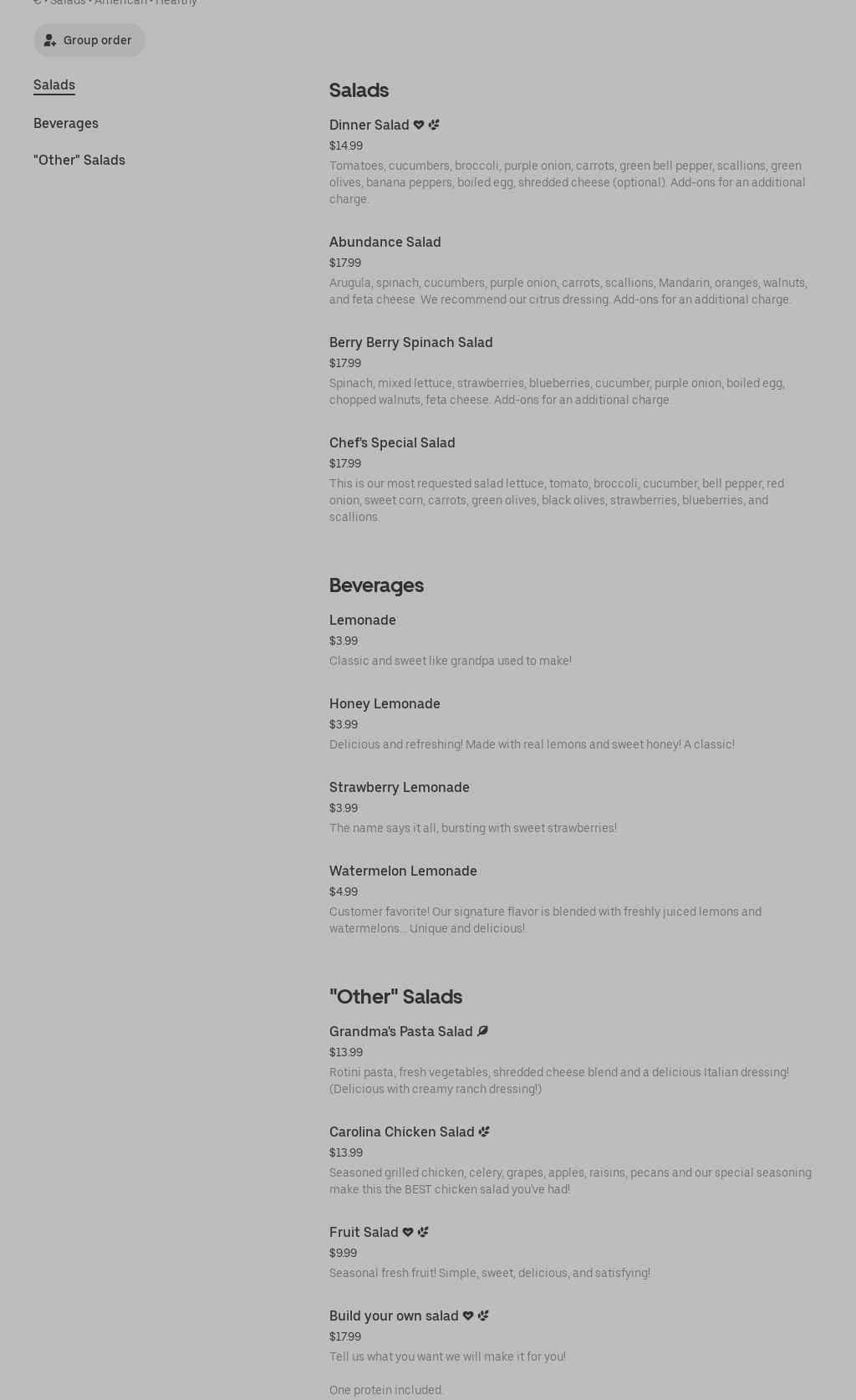 Kulture Kitchen Menu