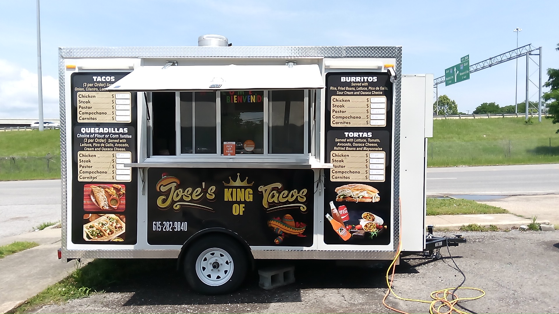 Jose’s king of tacos Menu