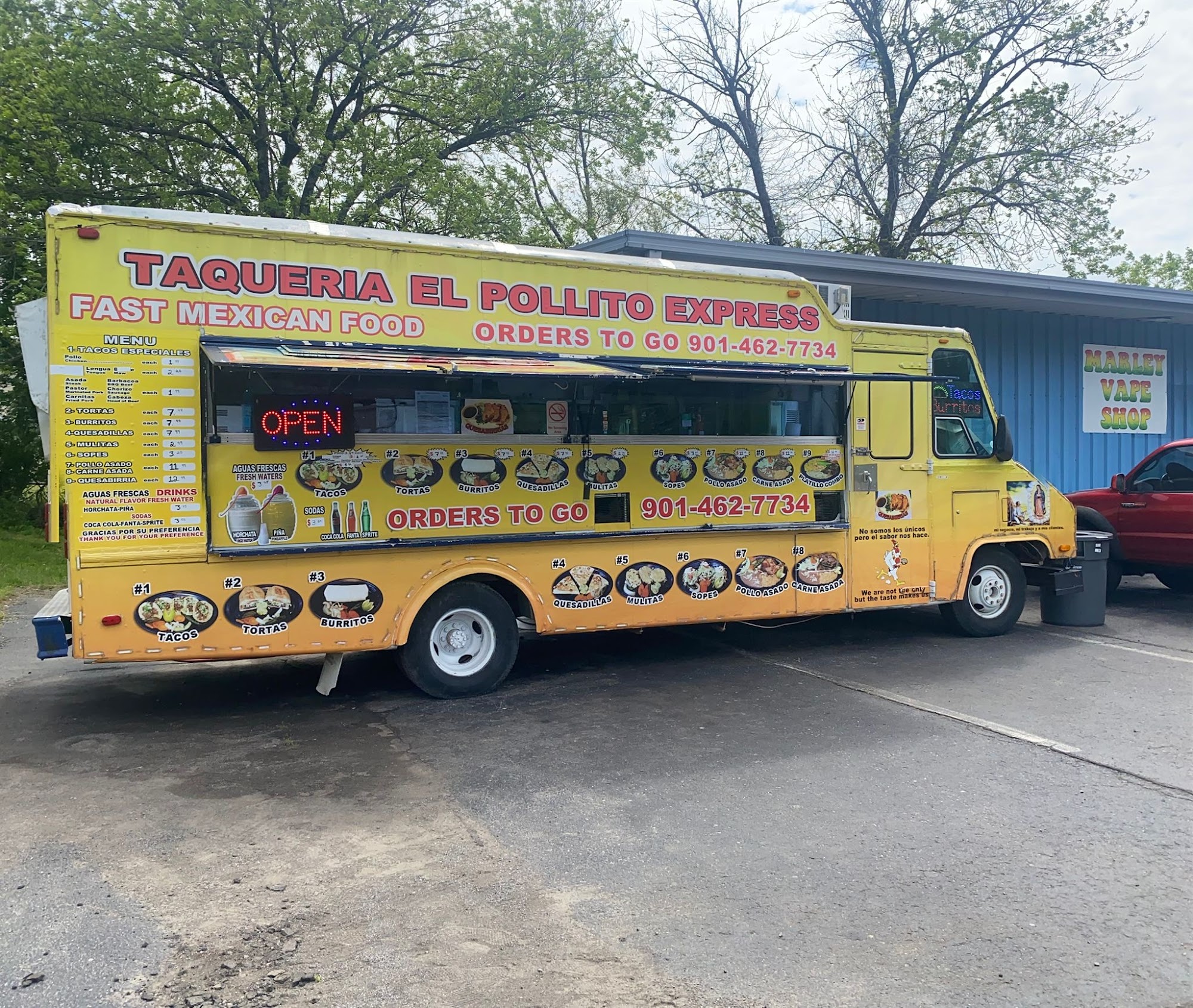 Taqueria El Pollito Express #1 Menu