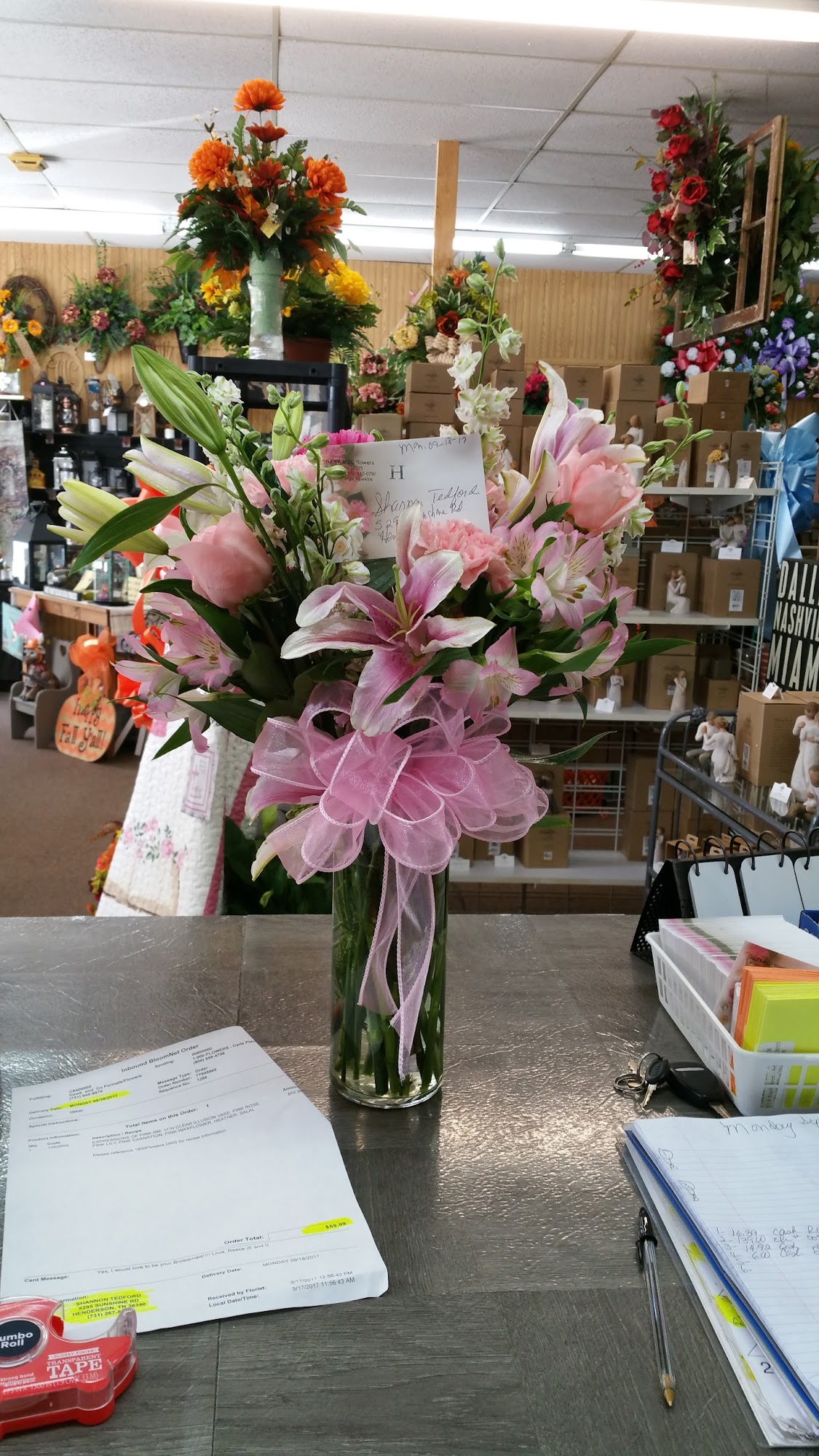 Hawk & Co Flowers 119 S 2nd St, Selmer Tennessee 38375