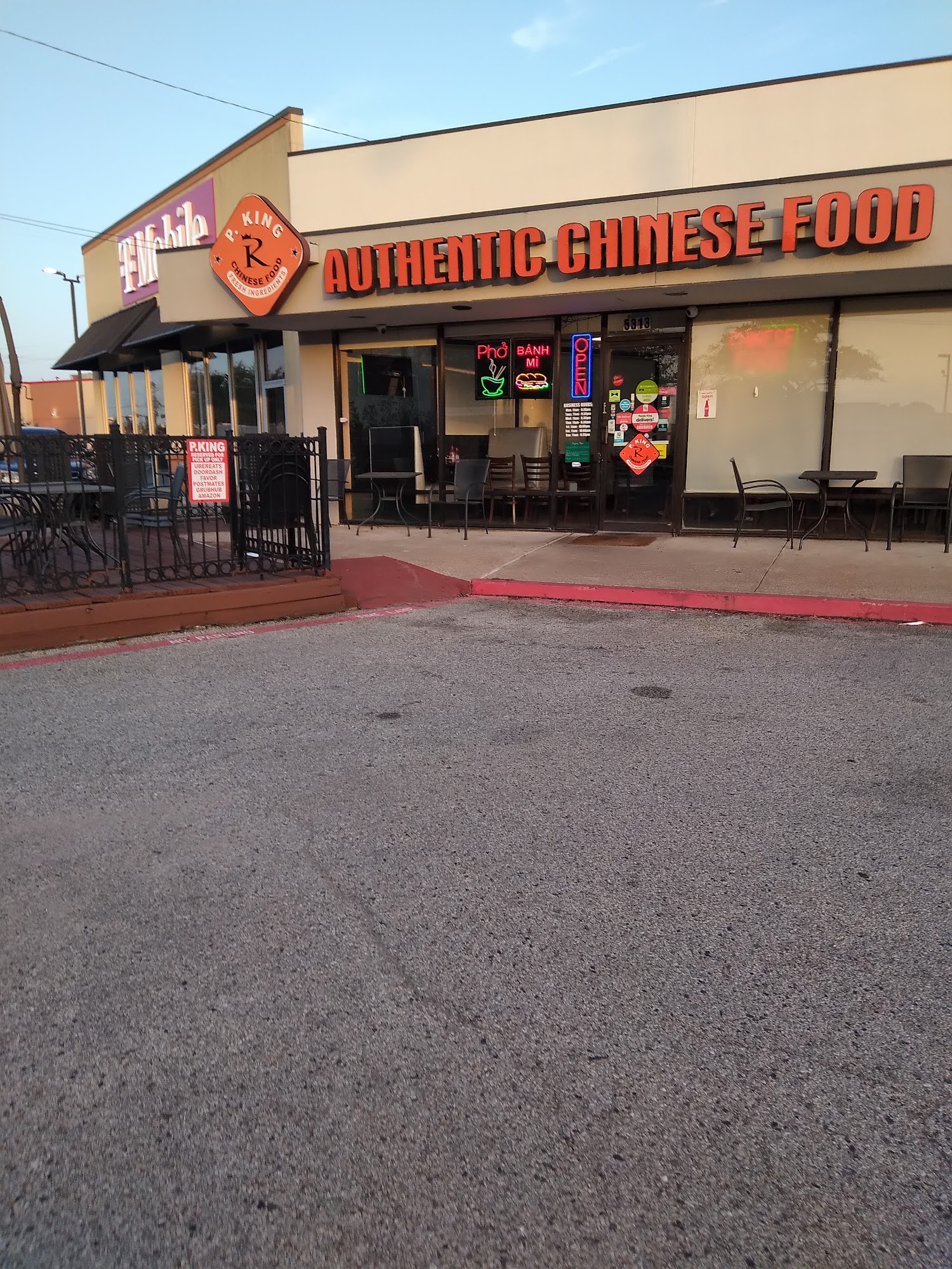 P. King Authentic Chinese Food