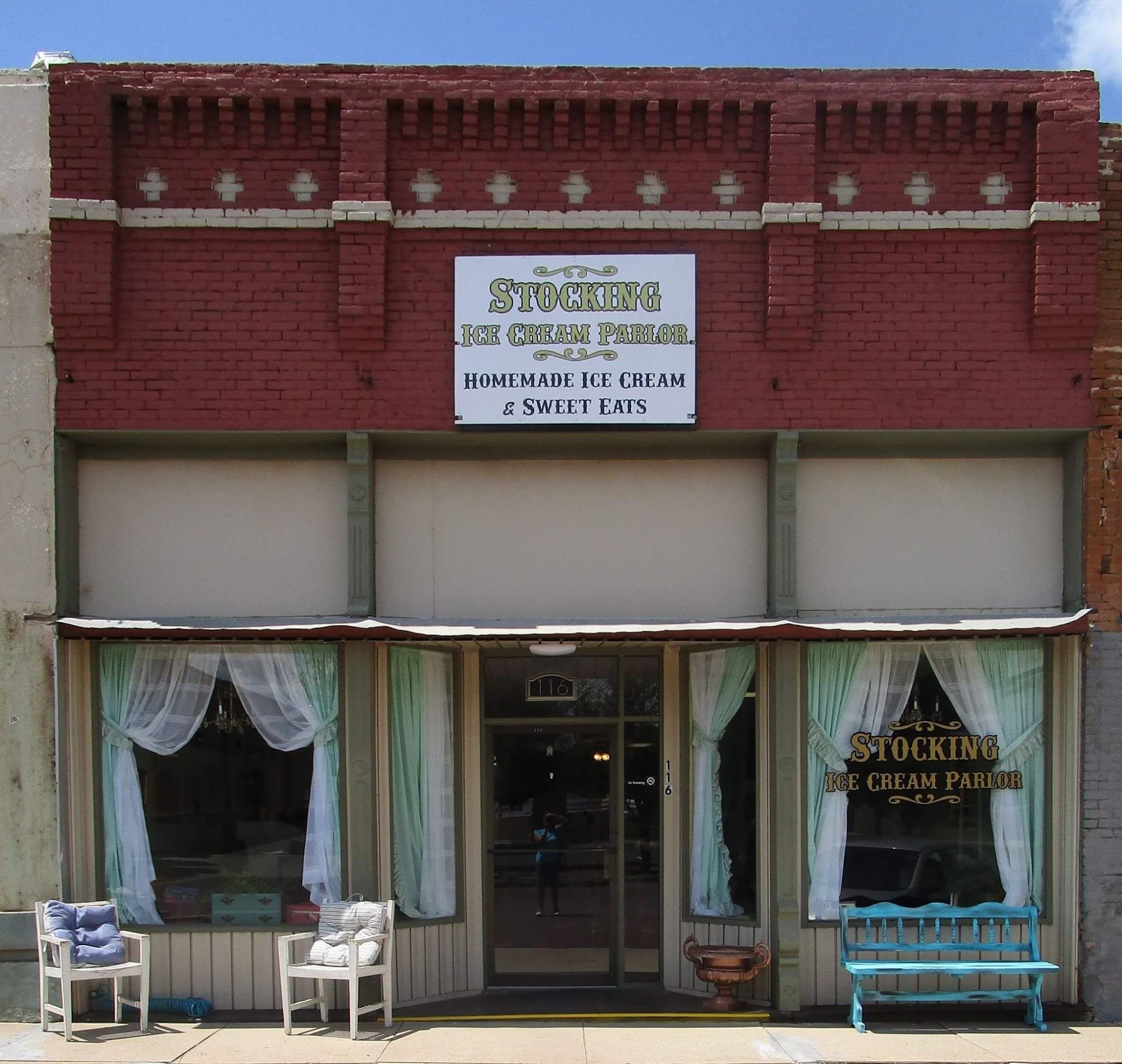 Stocking Ice Cream Parlor