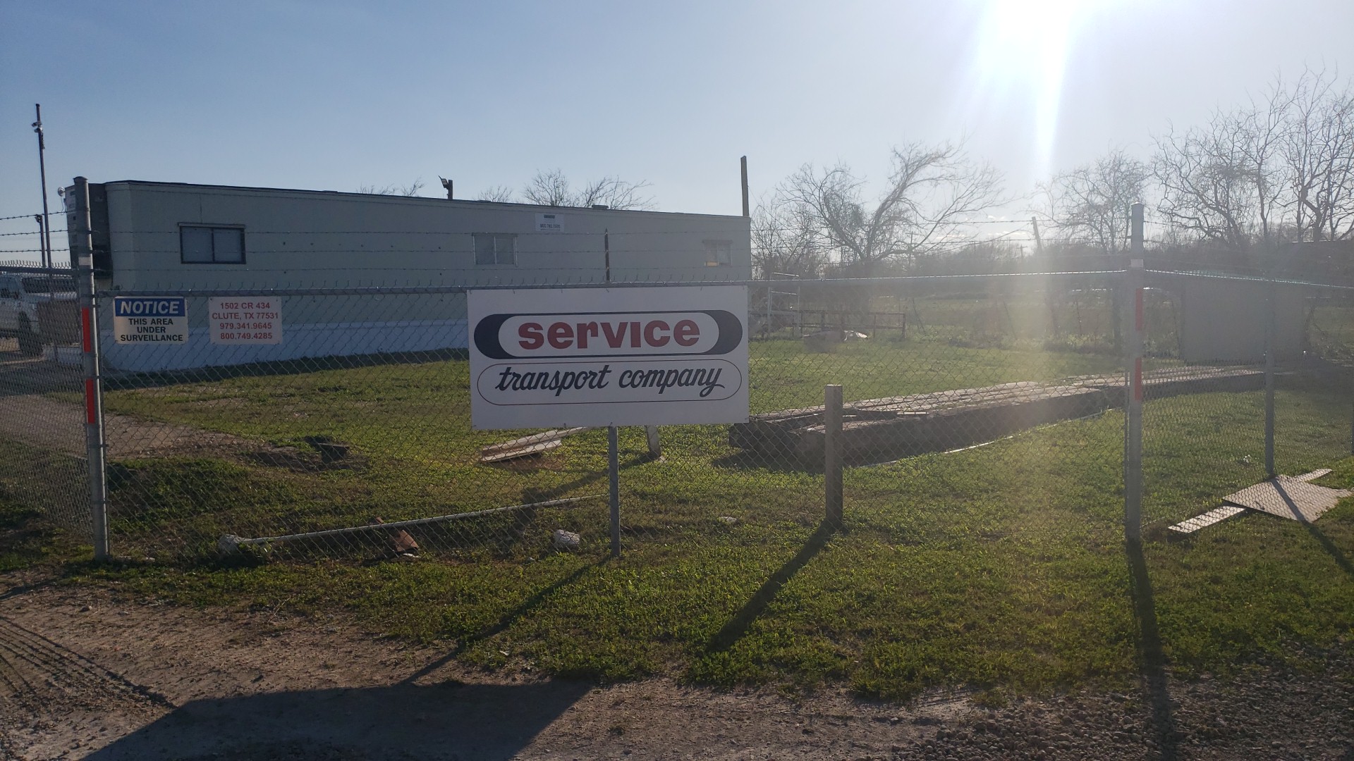 Service Transport Company - Freeport Terminal 1865 County Rd 434, Clute Texas 77531